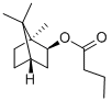 Isobornyl butyrate Structure