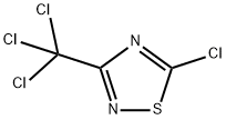 5-클로로-3-(트리클로로메틸)-1,2,4-티아디아졸 구조식 이미지