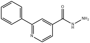 4-Pyridinecarboxylicacid,2-phenyl-,hydrazide(9CI) Structure