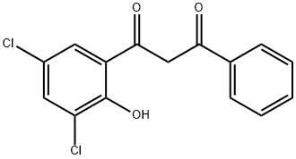 1-(3,5-DICHLORO-2-HYDROXYPHENYL)-3-PHENYLPROPANE-1,3-DIONE Structure