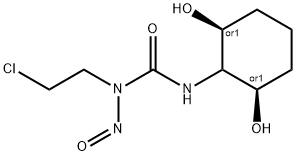 2-((((2-chloroethyl)-nitrosoamino)carbonyl)amino)-1,3-cyclohexanediol Structure