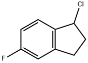 1-CHLORO-2,3-DIHYDRO-5-FLUORO-1H-INDENE Structure