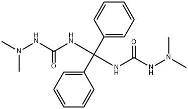 4,4'-(diphenylmethylene)bis[1,1-dimethylsemicarbazide] Structure