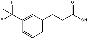 3-(3-Trifluoromethylphenyl)propionic acid 구조식 이미지