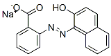 2-[(2-Hydroxy-1-naphthalenyl)azo]benzoic acid sodium salt 구조식 이미지
