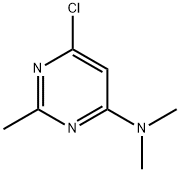 6-클로로-N,N,2-트리메틸-4-피리미딘아민 구조식 이미지