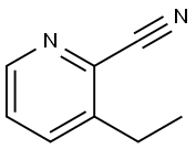 2-시아노-3-에틸피리딘 구조식 이미지