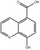 5-Carboxy-8-hydroxyquinoline 구조식 이미지