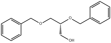 1-Propanol, 2,3-bis(phenylMethoxy)-, (2R)- Structure