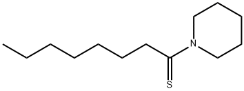 Piperidine,  1-(1-thioxooctyl)-  (9CI) Structure