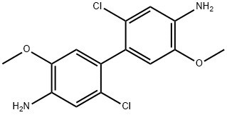 2,2'-DICHLORO-5,5'-DIMETHOXYBENZIDINE 구조식 이미지