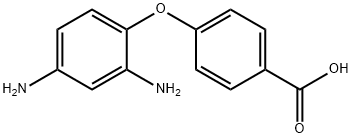 4-(2,4-diaminophenoxy)benzoic acid Structure