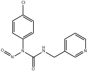 1-(4-chlorophenyl)-1-nitroso-3-(pyridin-3-ylmethyl)urea Structure