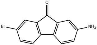 2-AMINO-7-BROMO-9-FLUORENONE Structure