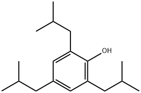 2,4,6-triisobutylphenol 구조식 이미지