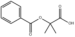2-(벤조일옥시)-2-메틸프로판산 구조식 이미지