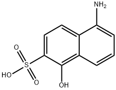 5-Amino-1-hydroxy-2-naphthalenesulfonic acid Structure