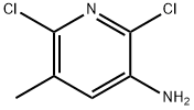 2,6-dichloro-5-Methyl-pyridin-3-ylaMine 구조식 이미지