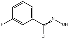 알파-클로로-3-FLUOROBENZALDOXIME 구조식 이미지