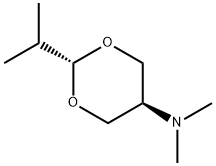 1,3-Dioxan-5-amine,N,N-dimethyl-2-(1-methylethyl)-,trans-(9CI) Structure