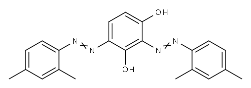 2,4-bis(2,4-xylylazo)resorcinol  Structure