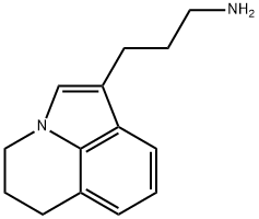 4H-Pyrrolo[3,2,1-ij]quinoline-1-propanamine,5,6-dihydro-(9CI) Structure