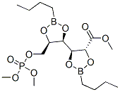 2-O,3-O:4-O,5-O-Bis(butylboranediyl)-6-O-(dimethoxyphosphinyl)-D-gluconic acid methyl ester Structure