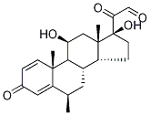 21-Dehydro-6α-Methyl Prednisolone Structure