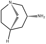 1-Azabicyclo[3.2.1]octan-3-amine,(1R,3R,5R)-(9CI) Structure