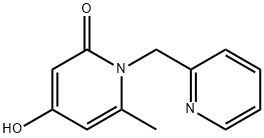 2(1H)-Pyridinone, 4-hydroxy-6-methyl-1-(2-pyridinylmethyl)- (9CI) Structure