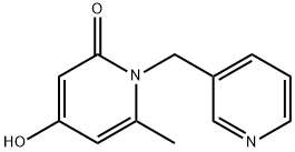 2(1H)-Pyridinone, 4-hydroxy-6-methyl-1-(3-pyridinylmethyl)- (9CI) Structure