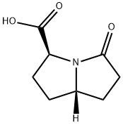 1H-Pyrrolizine-3-carboxylicacid,hexahydro-5-oxo-,(3S,7aS)-(9CI) Structure