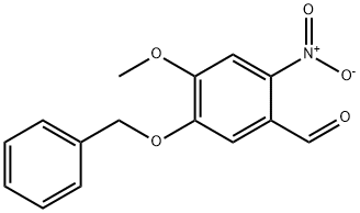 5-Benzyloxy-4-methoxy-2-nitrobenzaldehyde Structure