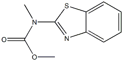 Carbamic acid, 2-benzothiazolylmethyl-, methyl ester (9CI) Structure