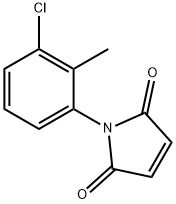 1-(3-chloro-2-methyl-phenyl)pyrrole-2,5-dione Structure