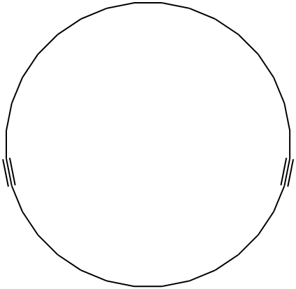 1,15-Cyclodotriacontadiyne Structure