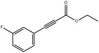 (3-FLUORO-PHENYL)-PROPYNOIC ACID ETHYL ESTER Structure