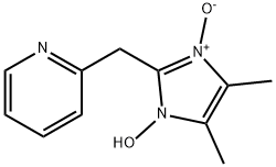Pyridine, 2-[(1-hydroxy-4,5-dimethyl-3-oxido-1H-imidazol-2-yl)methyl]- (9CI) Structure