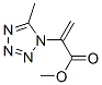 1H-Tetrazole-1-aceticacid,5-methyl-alpha-methylene-,methylester(9CI) Structure