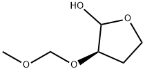 2-Furanol, tetrahydro-3-(methoxymethoxy)-, (3R)- (9CI) Structure