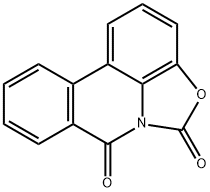 5H,7H-Oxazolo[5,4,3-de]phenanthridine-5,7-dione Structure