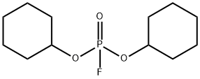 Fluoridophosphoric acid dicyclohexyl ester Structure