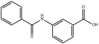 3-BENZOYLAMINO-BENZOIC ACID 구조식 이미지