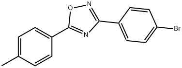 3-(4-브로모페닐)-5-P-톨릴-1,2,4-옥사디아졸 구조식 이미지