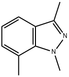 1H-Indazole,  1,3,7-trimethyl- Structure