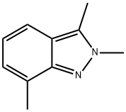 2H-Indazole,  2,3,7-trimethyl- Structure