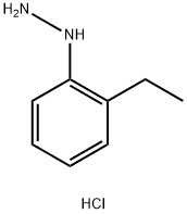 2-Ethylphenylhydrazine hydrochloride 구조식 이미지