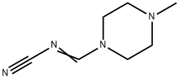 피페라진,1-[(시아노이미노)메틸]-4-메틸-(9CI) 구조식 이미지