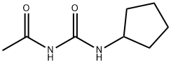 Acetamide, N-[(cyclopentylamino)carbonyl]- (9CI) Structure