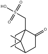 DL-10-CAMPHORSULFONIC ACID 구조식 이미지